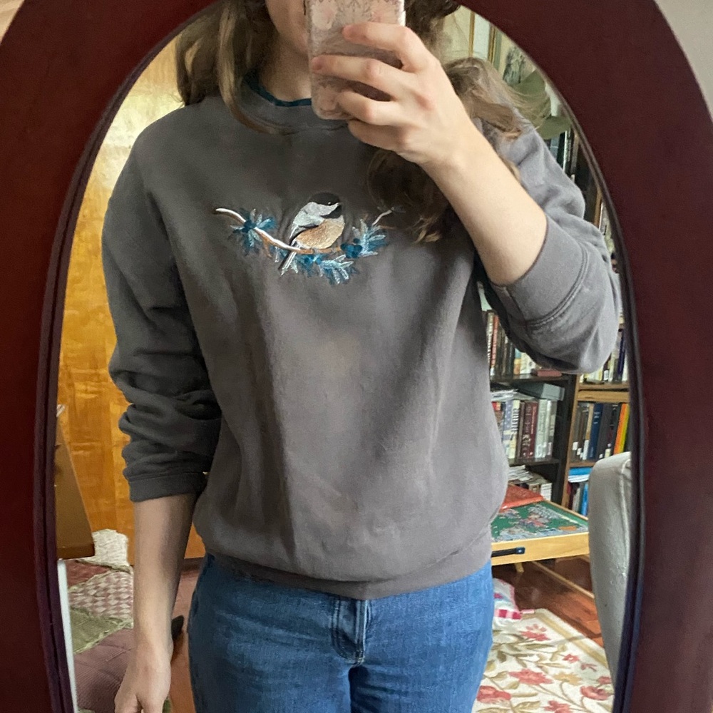 PFI Fashions vintage 90s Gray Sweatshirt